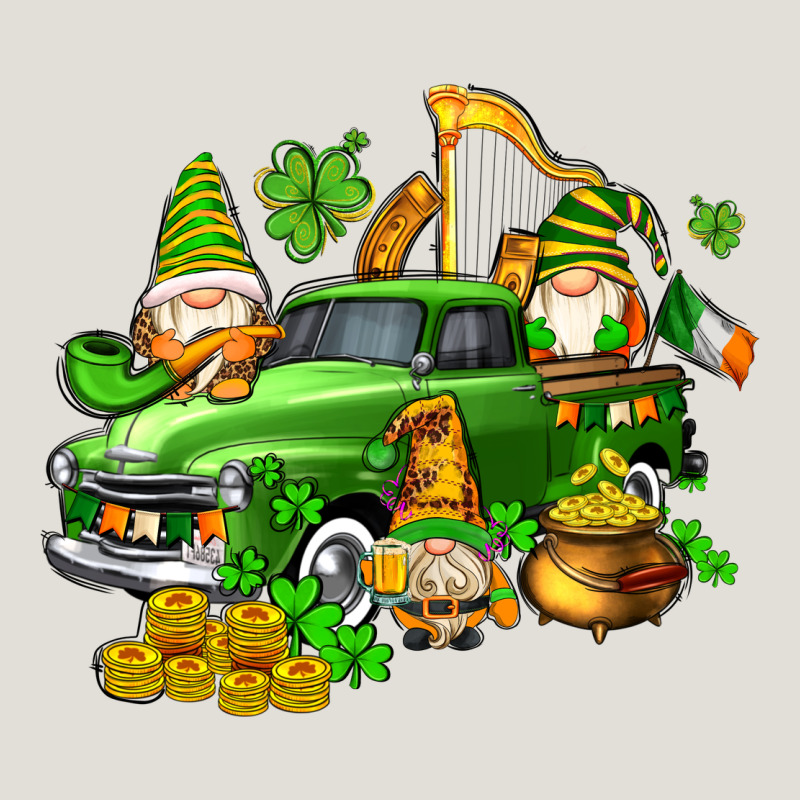 St Patricks Gnomes  With Farm Truck Heavy Core Tee by AdoDesignShop | Teevron