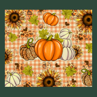 Fall Pumpkins And Sunflowers With Leopard Zipper Hoodie | Teevron
