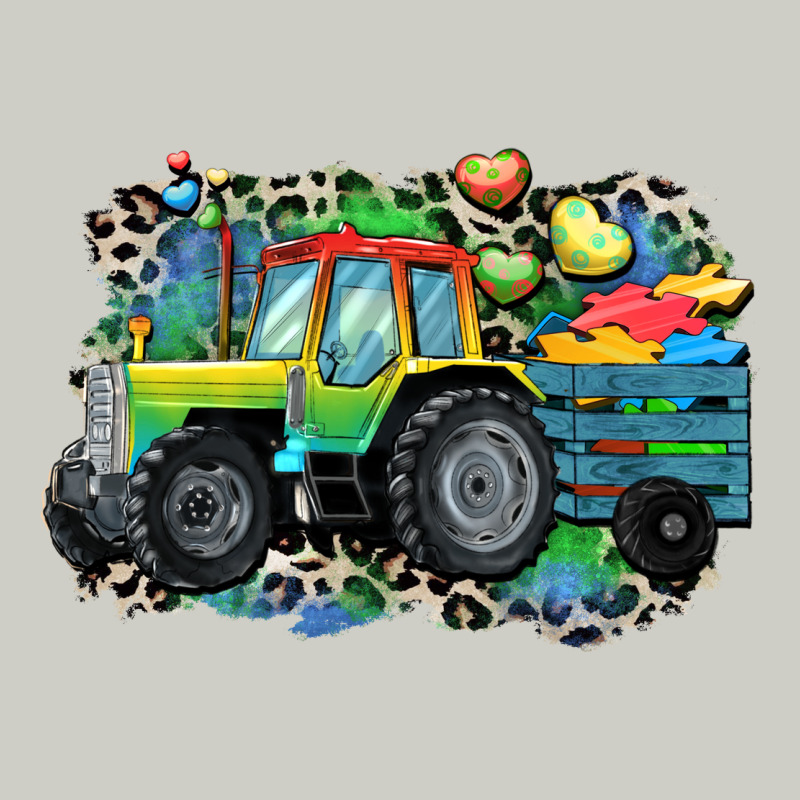 Autism Farm Tractor Heavyweight Hoodie by CowGirlArtShop | Teevron