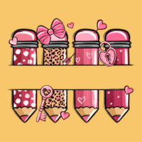 Custom Name Valentine's Day School Pencils Vintage Hoodie | Teevron