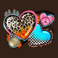 Western Leopard  Racing  Hearts Heavy Core Tee | Teevron