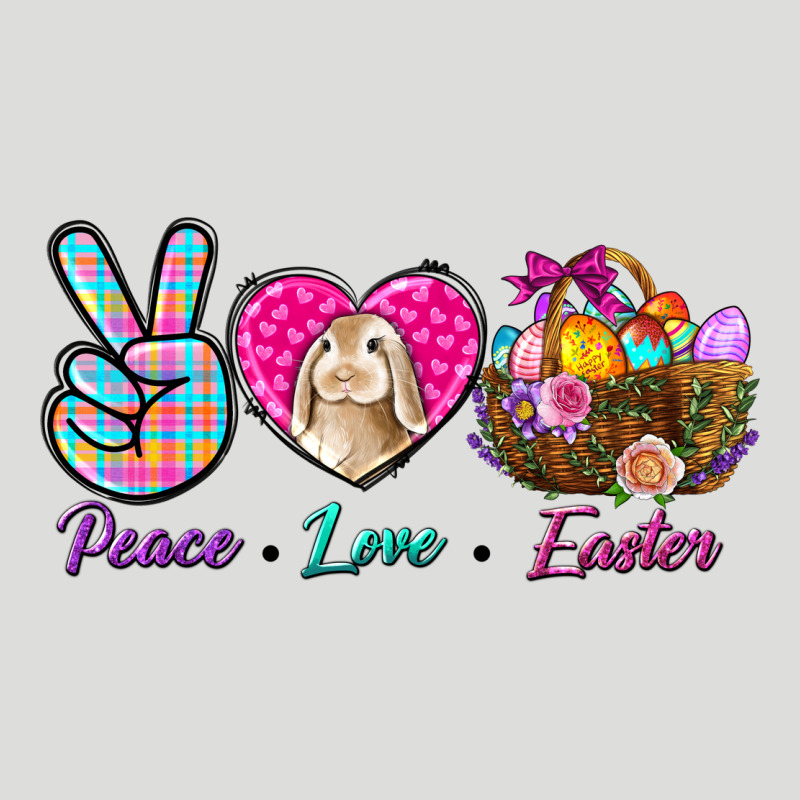 Peace Love Easter Zipper Hoodie by NancyCooperArtShop | Teevron