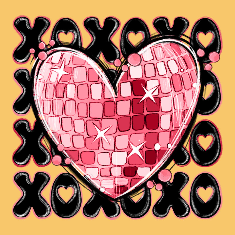 Xoxo Heart Valentine's Day Vintage Hoodie by MaliasSmallBusiness | Teevron