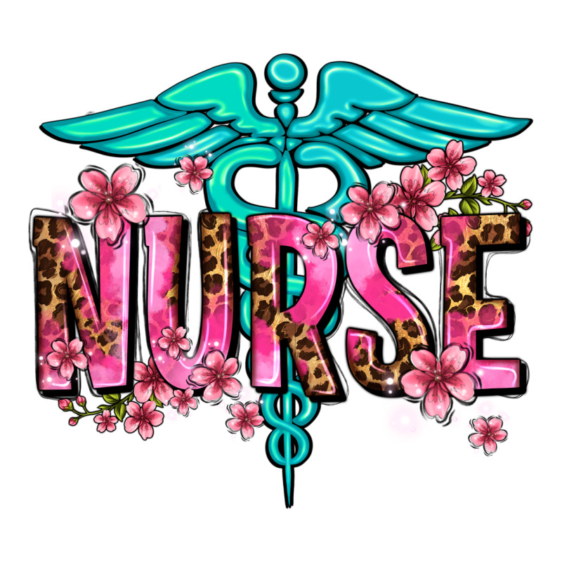 Floral Nurse Premium Tee by AdoDesignShop | Teevron
