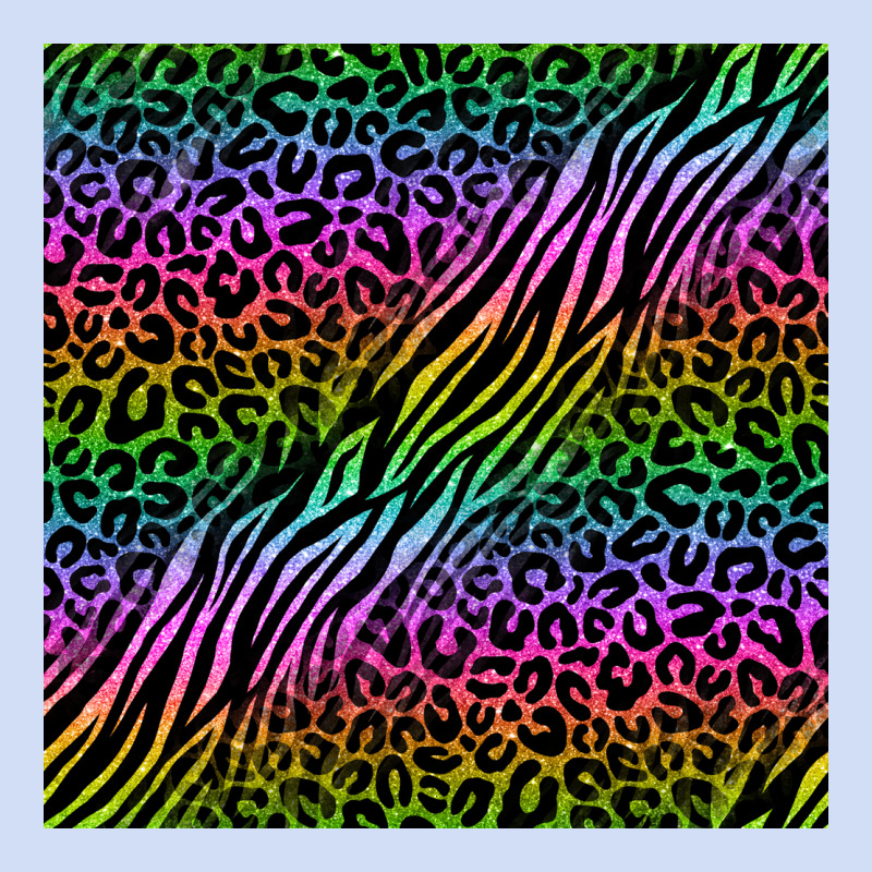 Neon Glitter Safari Seamless Pattern Urban Hoodie by BundleAndBundleShop | Teevron