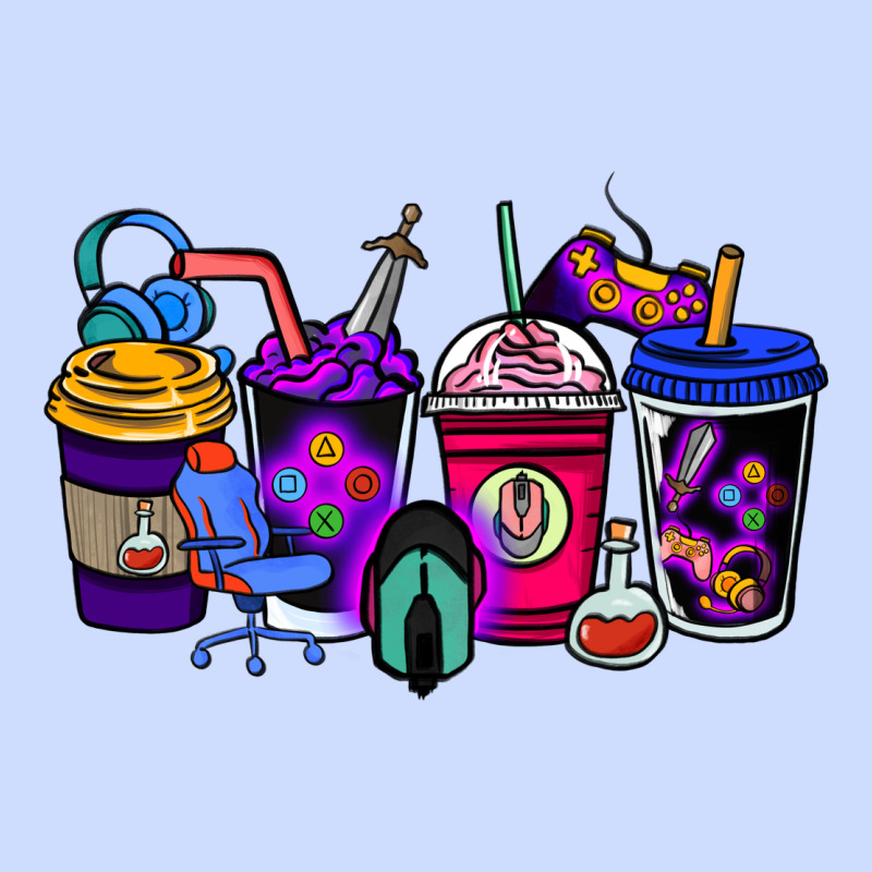 Gaming Coffee Cups Urban Heavy Tee by NancyCooperArtShop | Teevron