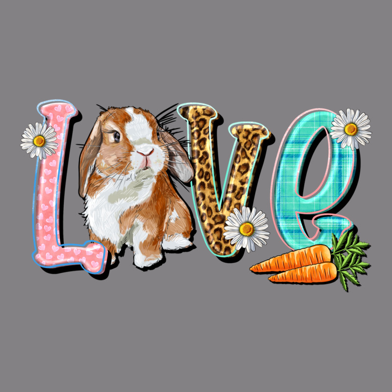 Love Easter Rabbit Easter Day Heavyweight Hoodie by HowdyJamesFarm | Teevron