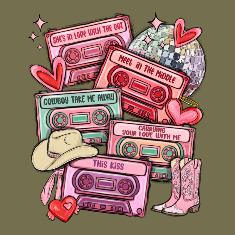 Valentines Day Cassette Tapes Vintage Hoodie by MaliasSmallBusiness | Teevron