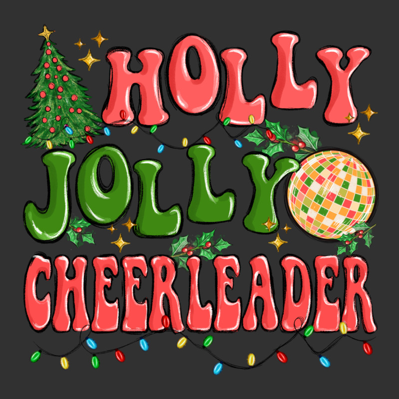 Holly Jolly Cheerleader Urban Heavy Tee by MaliasSmallBusiness | Teevron