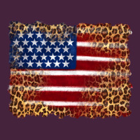 American Flag And Leopard Premium Tee | Teevron