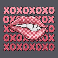 Xoxo Checker Lips Vintage Hoodie | Teevron