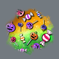 Halloween Candy Patches Heavyweight Sweatshirt | Teevron