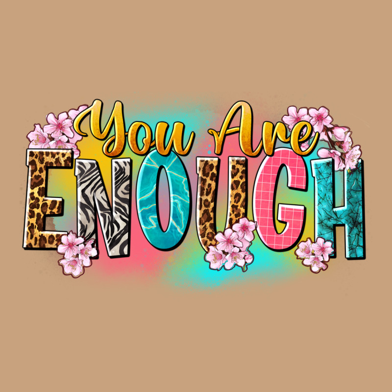 You Are Enough Vintage Tee by NancyCooperArtShop | Teevron