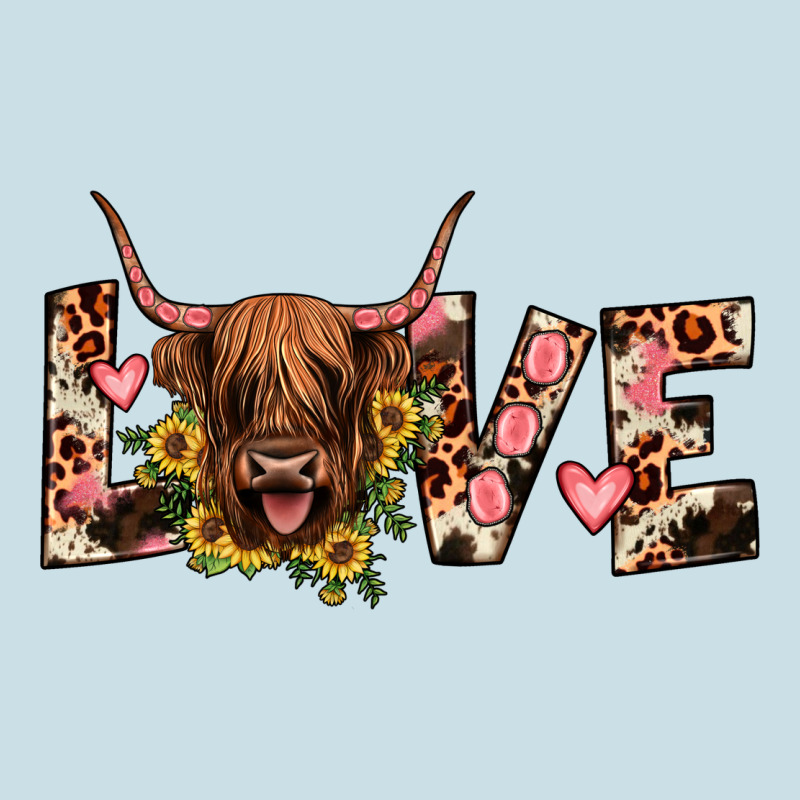 Highland Cow Love Ladies Tee by JahusDesignShop | Teevron
