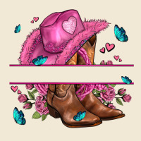 Pink Cowgirl Hat And Roses Ladies Tee | Teevron