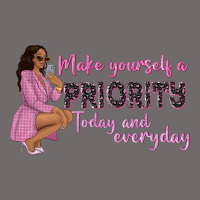 Make Yourself A Priority Today And Everyday Afro W Urban Heavy Tee | Teevron