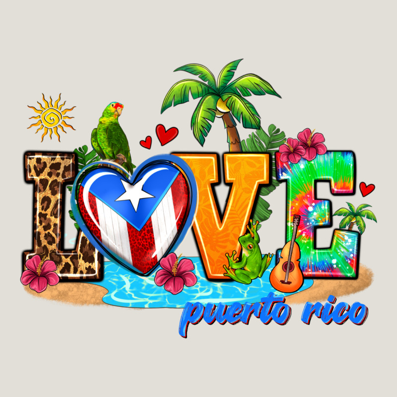 Love Puerto Rico Heavy Core Tee by AdoDesignShop | Teevron