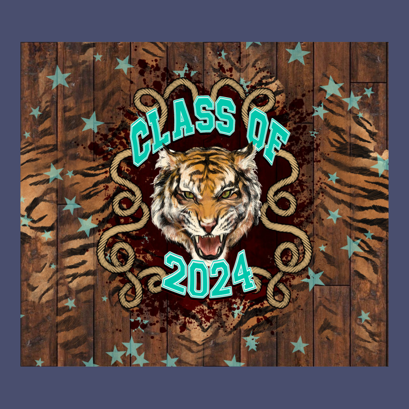 Class Of 2024 Tiger Vintage Tee by NancyCooperArtShop | Teevron