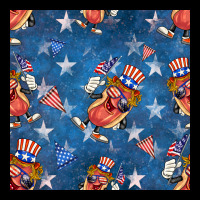 4th Of July Hotdog Seamless Pattern Premium Tee | Teevron