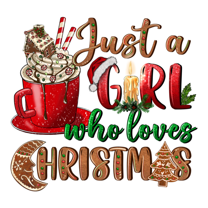 Just A Girl Who Loves Christmas Long Sleeve Tee by BundleAndBundleShop | Teevron