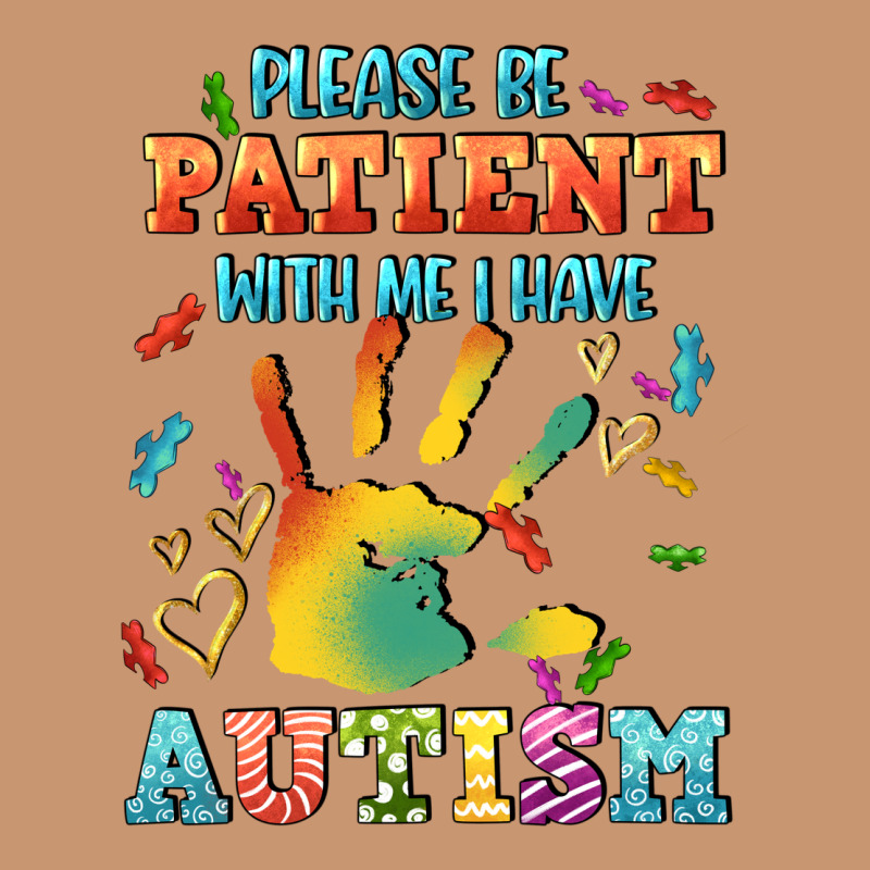 Please Be Patient With Me I Have Autism Heavyweight Hoodie by CowGirlArtShop | Teevron