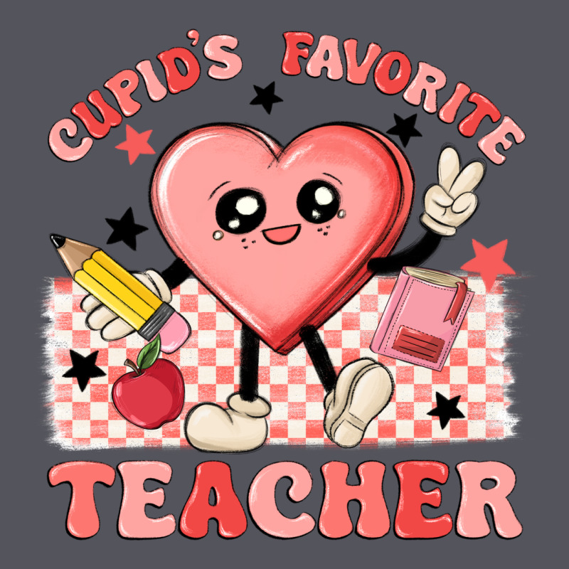 Cupid's Favorite Teacher Vintage Hoodie by MaliasSmallBusiness | Teevron