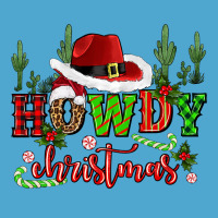 Howdy Christmas Cowboy Hat Premium Hoodie | Teevron