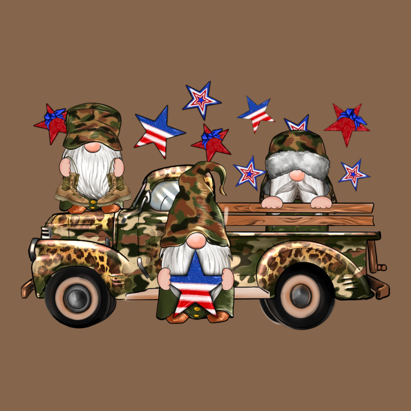 Camouflage Gnomes American Flag Star Truck Premium Tee by Artiststas | Teevron