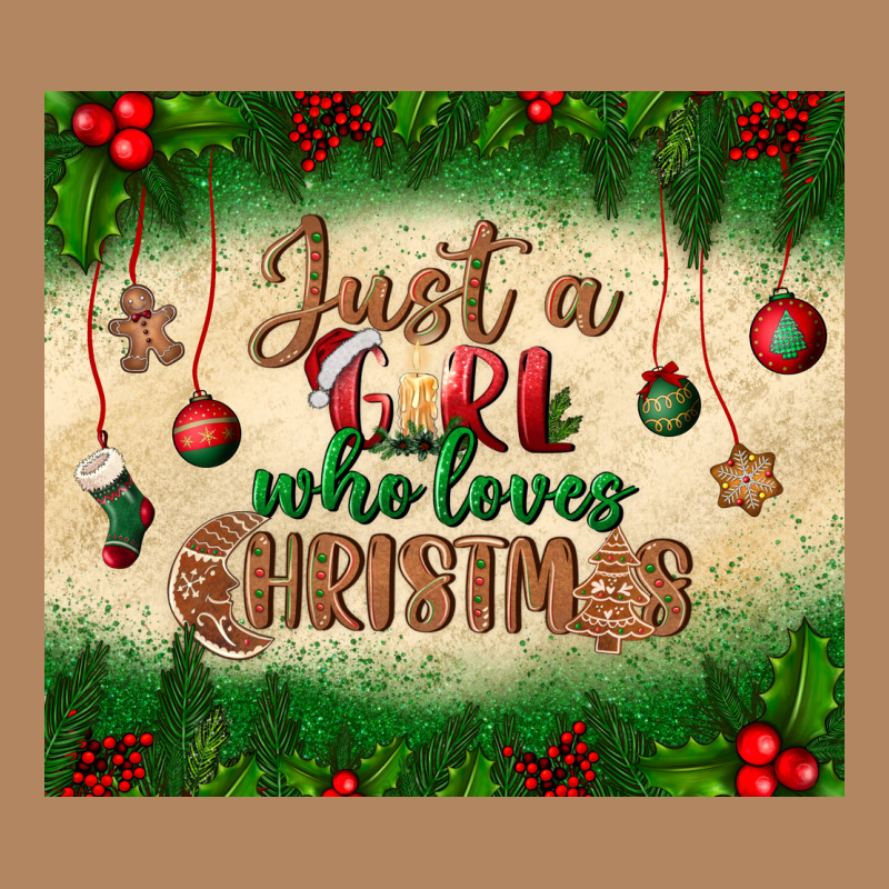 Just A Girl Who Loves Christmas Tumbler Long Sleeve Tee by BundleAndBundleShop | Teevron