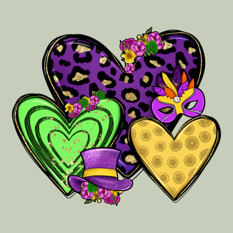 Hearts Mardi Gras Ladies Tee by JahusDesignShop | Teevron