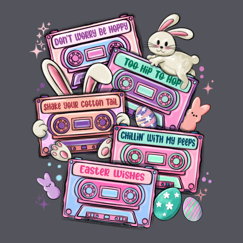Easter Cassette Tapes Vintage Hoodie by MaliasSmallBusiness | Teevron