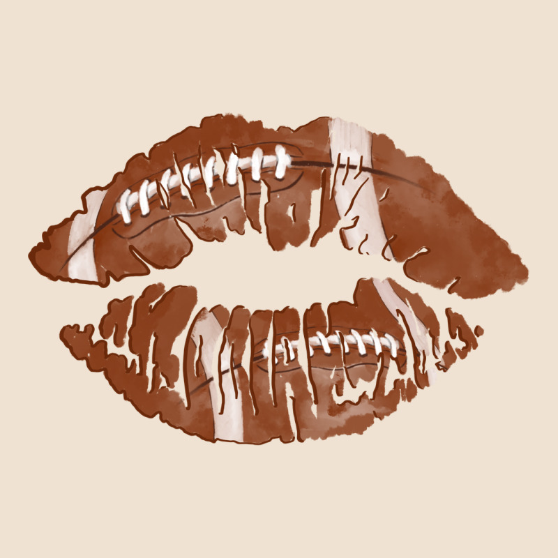 Football Lips Urban Heavy Tee by AdoDesignShop | Teevron