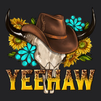 Yeehaw Bull Skull Vintage Tee | Teevron