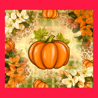 Fall Pumpkins With Flowers Zipper Hoodie | Teevron