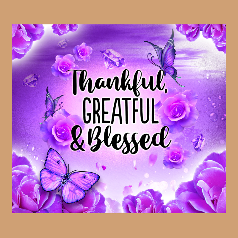 Thankful Greatful Blessed Vintage Tee by NancyCooperArtShop | Teevron