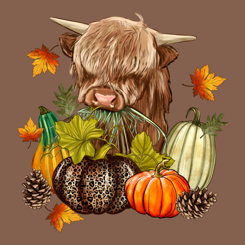Heifer With Pumpkins Zipper Hoodie by texasbilliewilder | Teevron