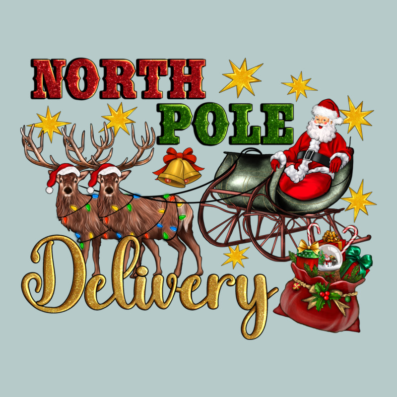 North Pole Delivery Santa Sleigh Heavy Core Tee by Artiststas | Teevron