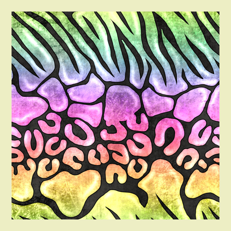 Neon Rainbow Safari Seamless Pattern Urban Hoodie by BundleAndBundleShop | Teevron