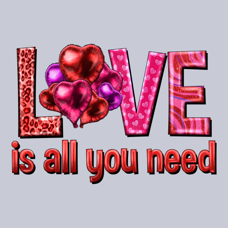 Love Is All You Need Valentine's Day Heavyweight Hoodie by HowdyJamesFarm | Teevron