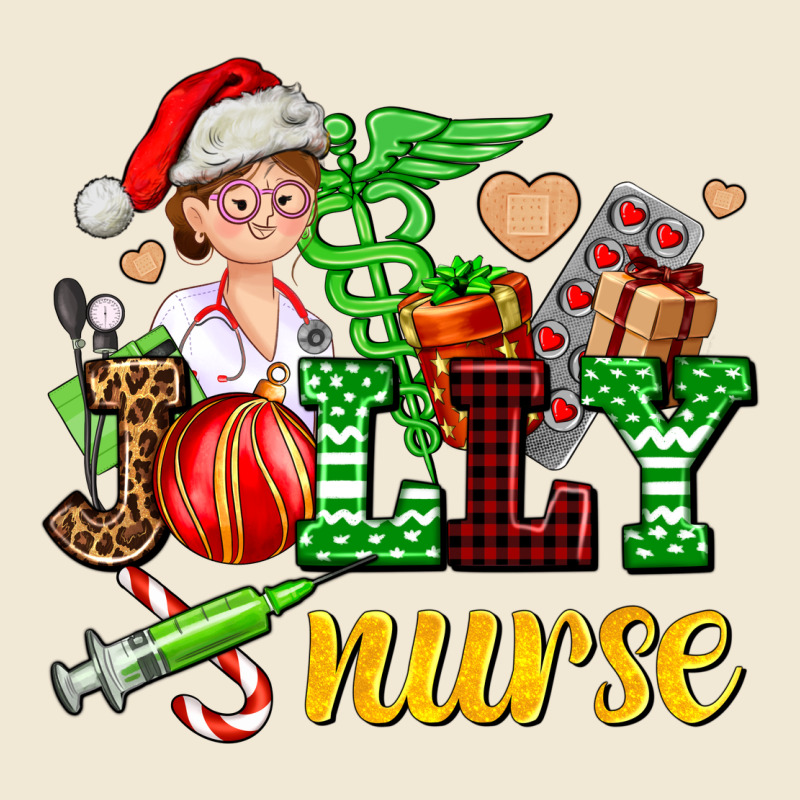 Jolly Nurse With Christmas Element Premium Tee by AdoDesignShop | Teevron