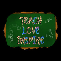 Teach Love Inspire Chalkboard Urban Heavy Tee | Teevron