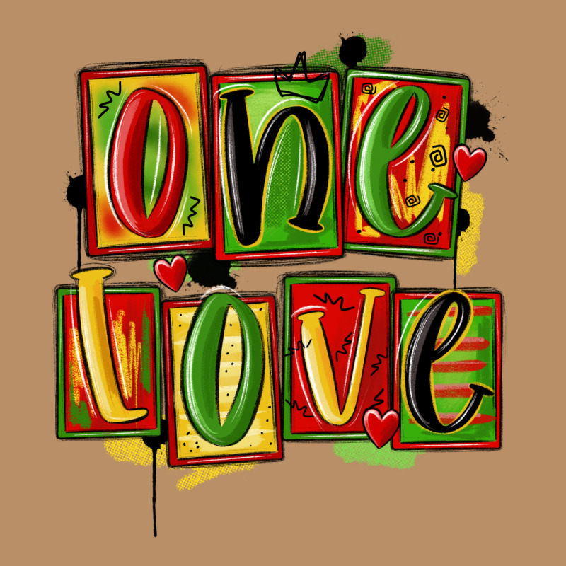 One Love Juneteenth Vintage Hoodie by MaliasSmallBusiness | Teevron