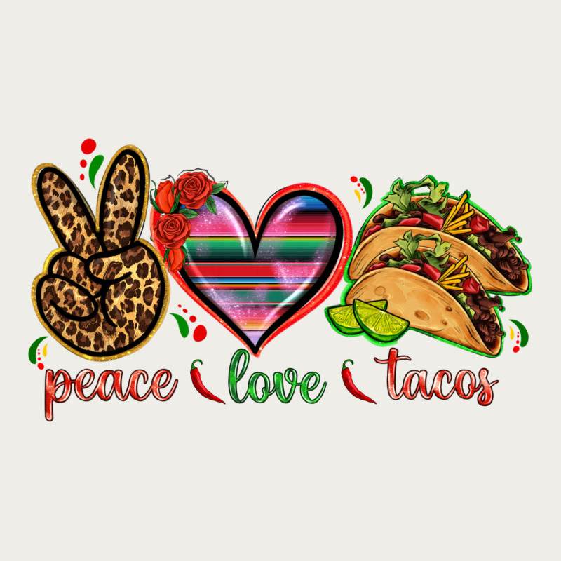 Peace Love Tacos Zipper Hoodie by NancyCooperArtShop | Teevron
