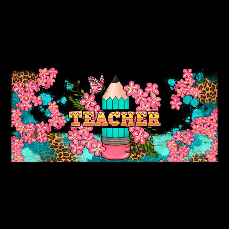 Teacher Floral Pencil Libbey Glass Ladies Tee by BundleAndBundleShop | Teevron