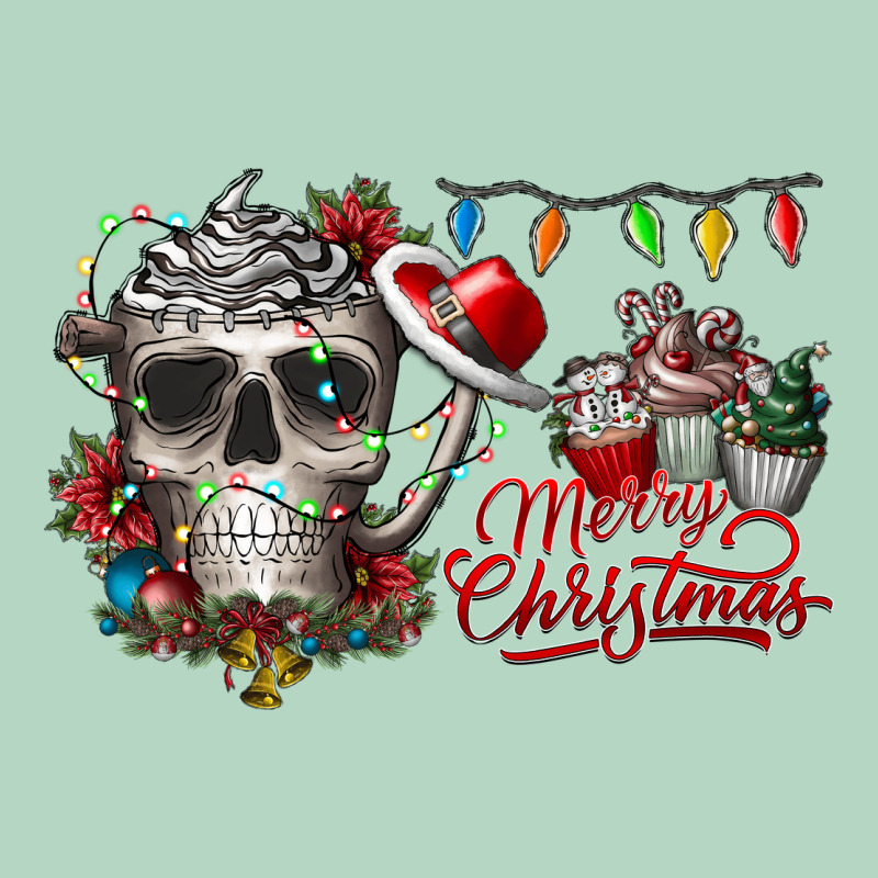 Merry Christmas  Skull Classic Tee by CowhideDigitalArt | Teevron