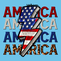America With Lightning Bold Premium Sweatshirt | Teevron