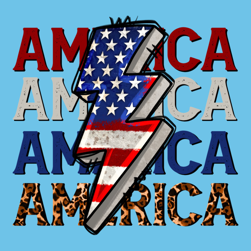 America With Lightning Bold Premium Sweatshirt by CowGirlArtShop | Teevron