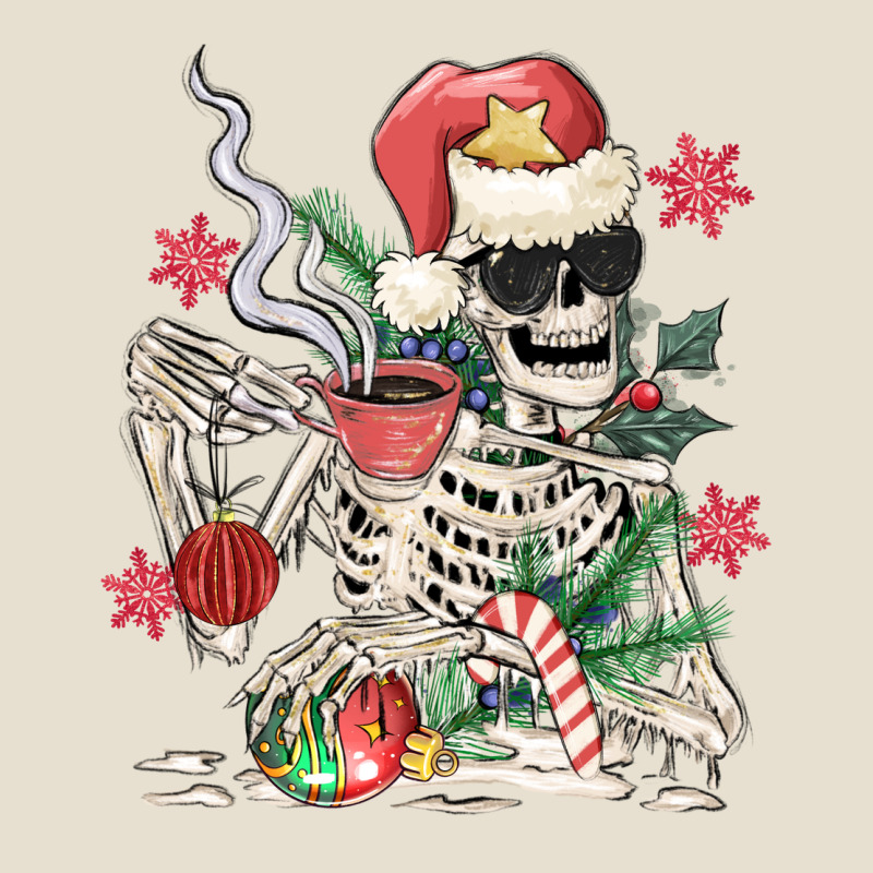 Skeleton Santa Urban Heavy Tee by MaliasSmallBusiness | Teevron