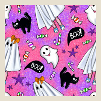 Cute Ghost Halloween Seamless Pattern Urban Hoodie | Teevron