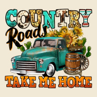 Country Roads Take Me Home Vintage Truck Ladies Tee | Teevron